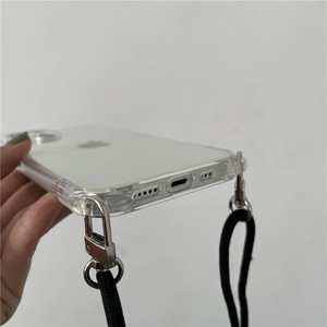 Étui de téléphone étanche et antichoc à quatre coins avec lanière pour <span class=keywords><strong>iPhone</strong></span> 11-16 Pro/Max, avec boucles de sangle inférieures et cordon tour de cou - Product Image 3