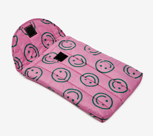 Bolsa para portátil hinchada, cara feliz personalizada, impresión completa personalizada - Product Image 1