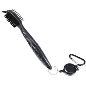 Cepillo de Limpieza de Doble Cara para Palos de Golf ABS, Cepillo de Cerdas Portátil, Accesorio de Limpieza de Golf - Product Image 6