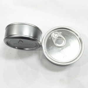wholesale Iron pot steel tin,tinplate tin100ml empty food tin can packaging with lid for fish beef sardine salmon tuna caviar