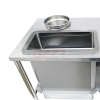 Table de cuisson électrique automatique, équipement KFC, 220V, 110V, emballage de poudre électrique, Table de cuisson de poulet