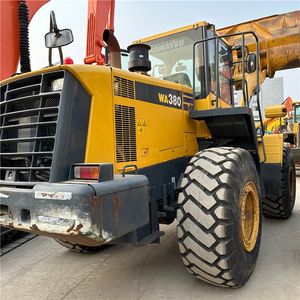 Cargadora hidráulica de ruedas Komatsu WA380 original usada con motor de cargador frontal y caja de cambios-Componentes principales de Japón - Product Image 1