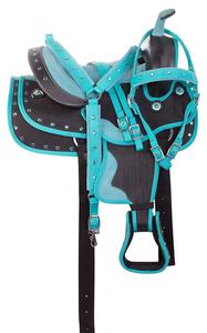 Sillín de caballo de cuero occidental de alta calidad hecho a mano duradero Ranch Trail Riding Saddle ajustable estribo asiento profundo OEM al por mayor - Product Image 4