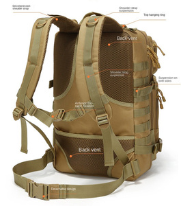 Mochila Táctica Ligera Personalizada para Hombre y Mujer, con Cierre, Gran Capacidad, para Viajes Cortos de Negocios, para Computadora - Product Image 4