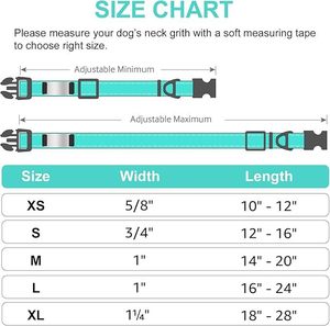 <span class=keywords><strong>Collar</strong></span> para Perro con Placa de Identificación Grabada, Reflectante, Antipérdida, con Nombre y Número de Teléfono, Bordado Personalizado, para Perros Grandes - Product Image 3