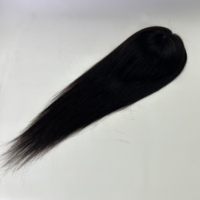Envío Rápido, Estilos Más Vendidos en Salones de Belleza, Topper de Cabello Mono de 5.5*6.5, Alta Densidad, Cabello Humano Virgen de Alta Calidad, Suministro Estable