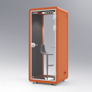 <span class=keywords><strong>Cabina</strong></span> Modular Insonorizada para Grabación <span class=keywords><strong>de</strong></span> <span class=keywords><strong>Voz</strong></span>, Mini <span class=keywords><strong>Cabina</strong></span> Telefónica para Oficina con Mesa Plegable - Product Image 3