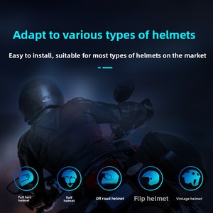 Casco da Moto con Auricolari Wireless 5.3 con Compatibilità Hi-Fi e Durata della Batteria di 10-15 Ore - Product Image 4