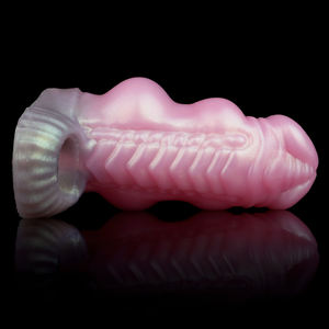 ถุงยางอนามัยซิลิโคนสำหรับขยายอวัยวะเพศชายแขนอวัยวะเพศชายกลวง - Product Image 6