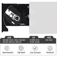 Venta al por mayor Delgado USB3.0 tipo C Unidad óptica externa DVD RW CD escritor quemador lector reproductor para ordenadores portátiles y de escritorio