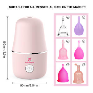 Vapeur chaude coupe menstruelle stérilisateur lavage ensemble réutilisable produits d'hygiène féminine femmes période soins Copa stérilisateur menstruel - Product Image 4