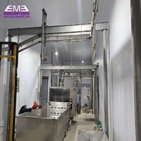 Équipement d'abattage de porcs professionnel, petit abattoir, ligne de machines d'abattage et de boucherie porcine