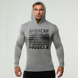 XINRUOXIN Camiseta Deportiva de Algodón de Manga Larga, Jersey de Talla Grande, Sudadera con Capucha de Lana para Hombre - Product Image 1