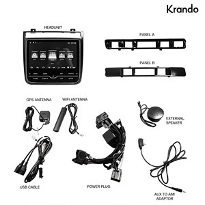 Autoradio Android 13 de 8,8 pouces avec GPS, CarPlay sans fil et Android Auto pour VW <span class=keywords><strong>Volkswagen</strong></span> Touareg 2011-2017 - Product Image 4