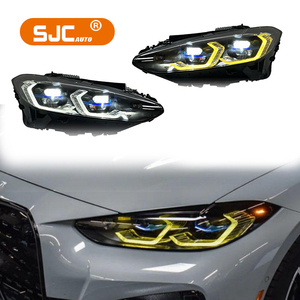 Phares LED Laser Haute Luminosité SJC Bicolores Plug and Play pour BMW Série 4 G22 G82 G80 420i 425i <span class=keywords><strong>430i</strong></span> 2021-2025 - Product Image 1