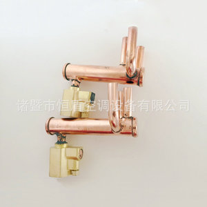 Collecteur d'eau à 3 sorties en cuivre pour climatisation de bâtiment commercial - Product Image 3