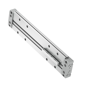 Actionneur linéaire pneumatique DLGF authentique, double action, sans tige, cylindre coulissant compact, entraînement linéaire avec amortissement PPS - Product Image 2