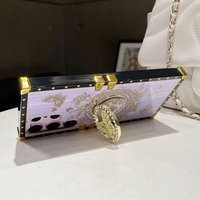 Décoration de paillettes de coque de téléphone antichoc en TPU de luxe papillon pour les modèles S25/S24 FE/S22/S21/S25 Ultra Plus 5G