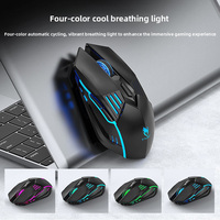 Ratón Óptico para Juegos X7 TYPE-C+2.4G+BT de Triple Modo RGB, 12800DPI, Ergonómico para Diestros, Certificado - Precio Especial para Computadora