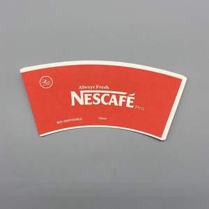 Vaso de Papel Impreso con Logotipo Personalizado en 5 Colores para Vasos de Té con Leche de 20oz 600ml - Product Image 6