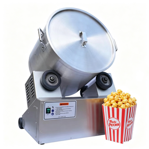 Máquina de Alta Capacidad para Sazonar <span class=keywords><strong>Palomitas</strong></span> de Maíz, Mezcladora y Recubridora para Saborizar <span class=keywords><strong>con</strong></span> Queso <span class=keywords><strong>Cheddar</strong></span> y Caramelo - Product Image 4