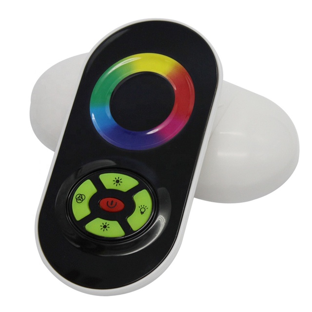 Factory OEM ODM Customize 2.4G Rf Wireless Led Strip Light Full Touch Remote Control Dimmer PWM Rgb Led Controller