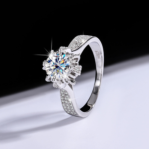 Nouvelle Bague de Fiançailles 2026 - Moissanite Argent Sterling 925 Tendance pour Fêtes et Anniversaires 1 Carat - Product Image 6