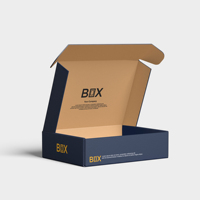 Boîtes d'expédition de cadeaux en papier recyclé de qualité supérieure de haute qualité Boîtes postales d'emballage personnalisées imprimées et écologiques de qualité supérieure