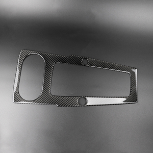 LHD 3K penutup Panel pemindah gigi serat karbon, Aksesori Interior mobil tanpa tombol mulai untuk Audi A3 8V S3 RS3 2013-2019 - Product Image 5