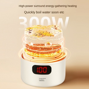 Bouilloire électrique sans fil portable entièrement automatique en acier inoxydable 1,2 L avec contrôle numérique de la température pour usage domestique - Product Image 2