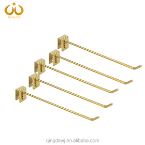 Vendita calda al dettaglio del supermercato appeso in metallo a doghe a parete a doghe accessori per pannelli a parete mensola ganci appendiabiti - Product Image 1