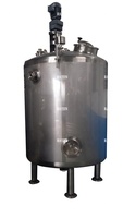 Réservoir de mélange en acier inoxydable Veste Réservoir de chauffage électrique Agitateur Mélangeur Boisson Jus Réservoir de mélange avec agitateur