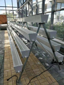 Système de culture hydroponique à canal en PVC pour la culture des <span class=keywords><strong>fraises</strong></span> Système hydroponique vertical - Product Image 5