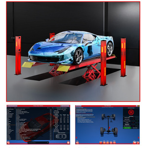 Gatmatic hoàn toàn tự động 3D Bánh Xe liên kết máy không dây touchless Bốn bánh xe aligner tối ưu thiết bị tự động - Product Image 4