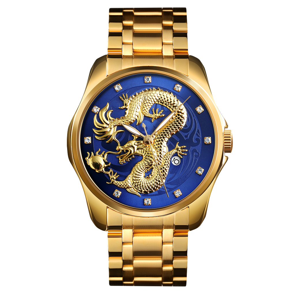 gold/blue