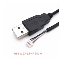 USB 1.25/PH2.0/XH2.54-4P DuPont adaptör uzatma kablosu dokunmatik ekran kablo USB Terminal veri kablosu