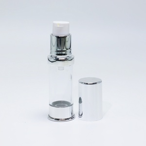 5ml 10ml clear White Empty Airless Lotion Pump Set Plastic <b>Sunscreen</b> Cream Emulsion <b>Spray</b> Travel Bottles Bottle with Box - Product Image 3