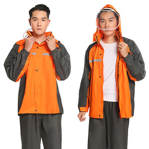 Resistente impermeabile impermeabile giacca e <span class=keywords><strong>pantaloni</strong></span> per le donne da uomo traspirante pioggia attrezzi per la pesca all'aperto in tempo piovoso - Product Image 1