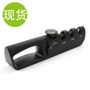 Afilador de cuchillos doméstico, herramienta de afilado de cuchillos de carburo de tungsteno y diamante, piedra de afilar de ángulo ajustable para cocina, afilado rápido en cuatro etapas - Product Image 5
