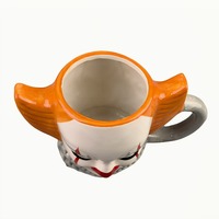 Mug en céramique Halloween Terror Mask Cup the Clown, Mug fantôme diable, pot à bonbons, décoration d'Halloween pour la cuisine, fantôme d'Halloween