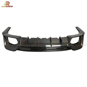 ดิฟฟิวเซอร์หลังคาร์บอนไฟเบอร์แบบแห้ง PT Style สำหรับ Audi RS6 C8 ปี 2019-2022 ชุดแต่งคาร์บอนลิปหลังรถยนต์ อะไหล่ชุดแต่งตัวถังรถยนต์ - Product Image 1