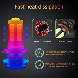 2pcs 12-24V 5730 chip 33SMD 9005 HB3 HB4 9006 LED bóng đèn sương mù đèn pha Bóng đèn chạy ánh sáng xe lái xe ánh sáng 6000K - Product Image 4