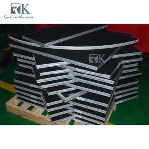 Plateforme carrée 1*1m pour salons professionnels, forme personnalisée RK RAK-SQ4I, aluminium et contreplaqué, capacité de charge de 750 kg/m² - Product Image 5