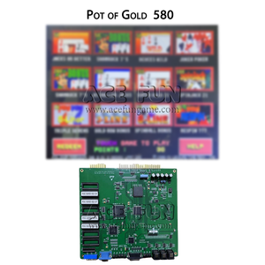 Macchina da Gioco Pot <span class=keywords><strong>O</strong></span> Gold Non-Skill con PCB 510/550/595, Giochi a Moneta con Touchscreen, 16 Giochi, Cabinet in Metallo, Versione Inglese - Product Image 6