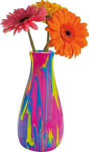 Buena calidad niños artesanía Fuid Farbe acrílico Malerei Kit DIY juguetes educativos hacer su propio jarrón <span class=keywords><strong>de</strong></span> cerámica para verter - Product Image 2