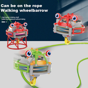 Andador de cuerda floja para niños, coche de equilibrio, vaso mágico, monociclo, Robot, juguete, carretilla, novedad, juguetes de mordaza - Product Image 2