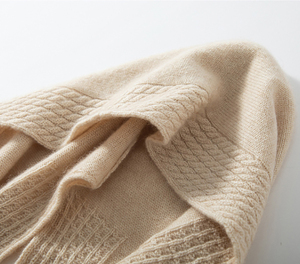 Ensemble <span class=keywords><strong>bonnet</strong></span> et <span class=keywords><strong>écharpe</strong></span> en <span class=keywords><strong>cachemire</strong></span> torsadé couleur unie personnalisé pour <span class=keywords><strong>femme</strong></span>, châle en <span class=keywords><strong>cachemire</strong></span> tricoté chaud d'hiver, <span class=keywords><strong>écharpe</strong></span>s à capuche en gros - Product Image 2