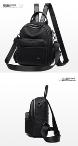 Women <b>Backpack</b> Fashion Design High Quality <b>Leather</b> Female School Bag Multifunction <b>Large</b> Capacity Travel <b>Backpacks</b> - Product Image 4