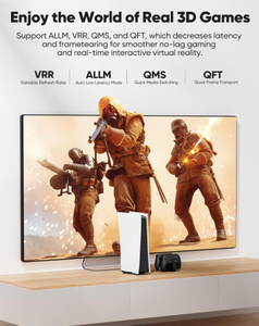 สายเคเบิลใยแก้วนำแสง FJGEAR HDMI 2.1 รองรับความละเอียด 8K 60Hz และ 4K <span class=keywords><strong>144Hz</strong></span> แบบ <span class=keywords><strong>AOC</strong></span> ป้องกันสัญญาณรบกวน สำหรับเดสก์ท็อป/แล็ปท็อป/จอมอนิเตอร์ โฮมเธียเตอร์ เกมมิ่ง ได้รับการรับรองมาตรฐาน CE - Product Image 5