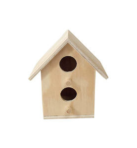 Modernas Casitas para Pájaros de Madera con Diseño Impreso para Colgar en Interiores o Exteriores, Aptas para la Sala de Estar - Product Image 2
